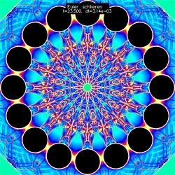 Shock converging past 16 cylinders (Cgcns)